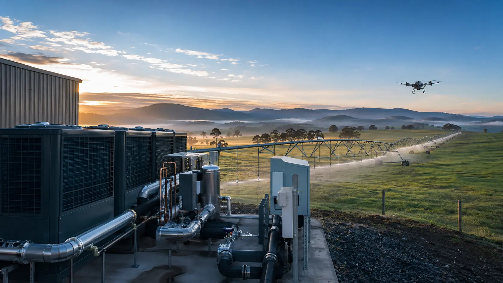 MAINTECK refrigeration, HVAC, electrical, irrigation, dairy and drone services