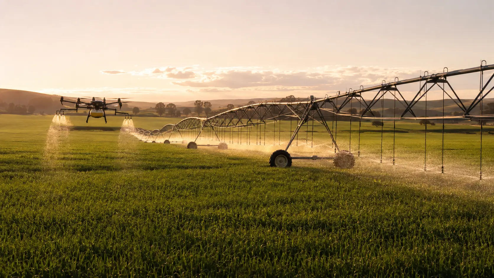 Centre pivot irrigation and rural water infrastructure